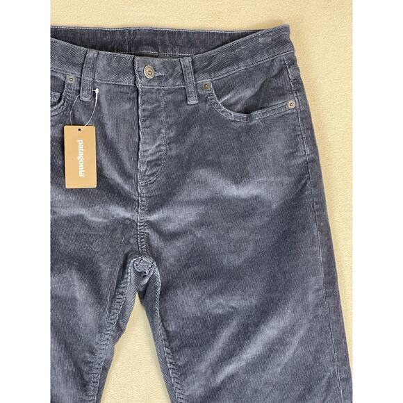 Patagonia‎ Pants Womens 28 Blue Corduroy Straight Leg 5 Pockets Stretch Regular - Picture 2 of 14